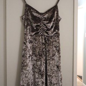 Express velvet dress